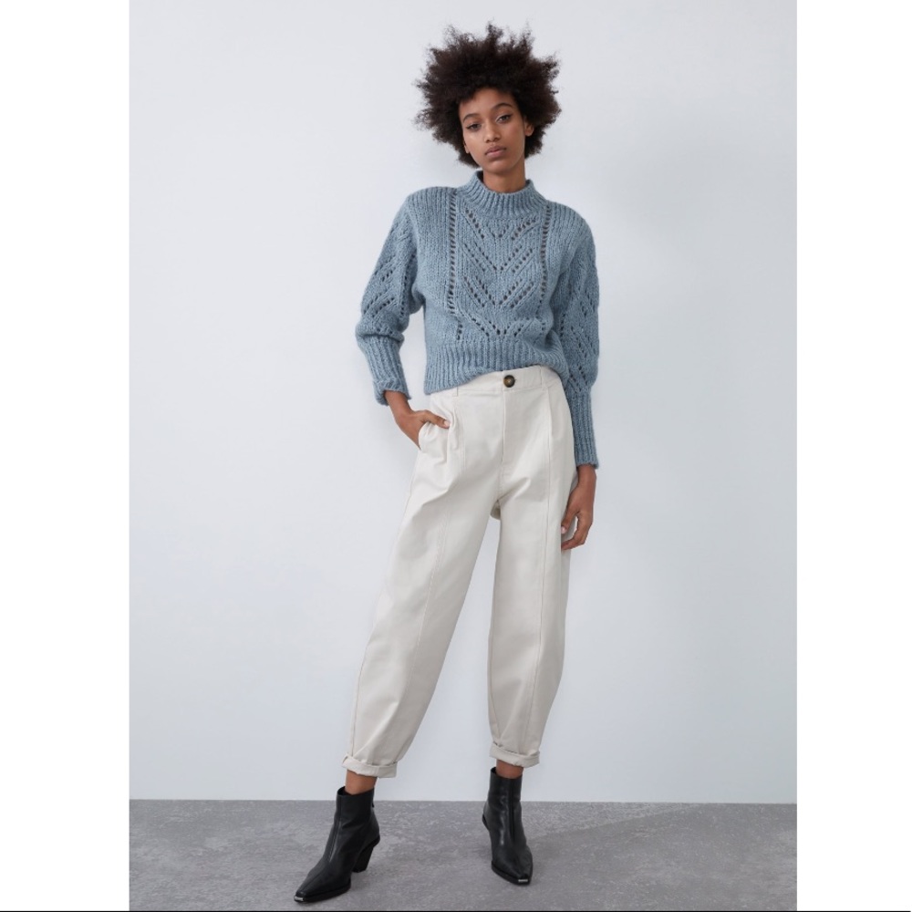 **BNWT** ZARA Slouchy Pleated Pants